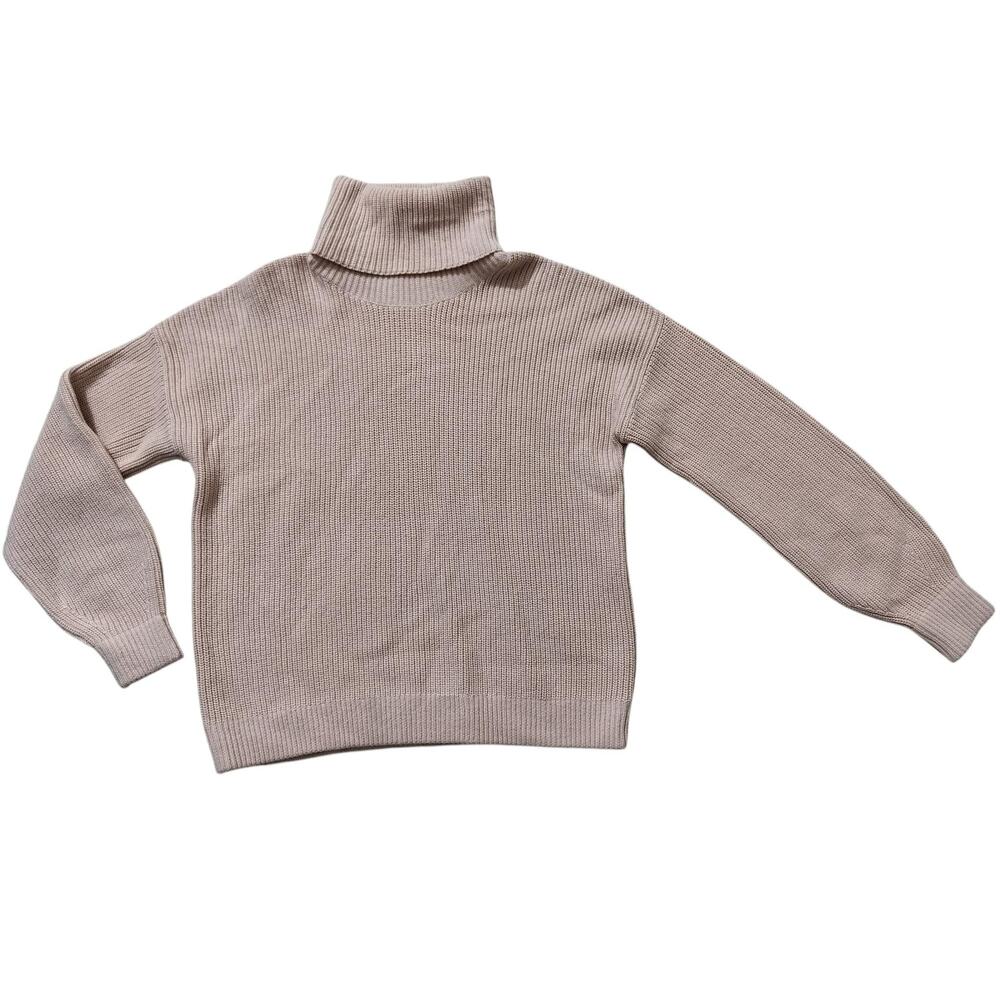 Tory‎ Burch Luxury Pink Wool & Cashmere Turtleneck Sweater | Women's M